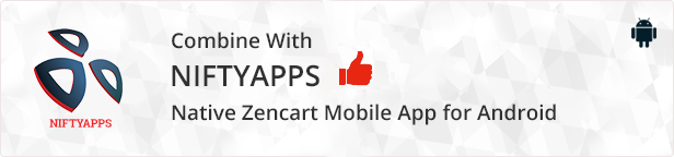 Niftyapps - Native Zencart Mobile App for Android - CodeCanyon Item for Sale