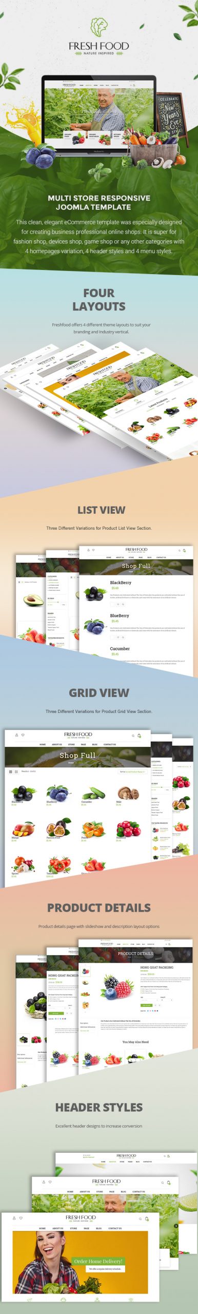 zencart template for vegetable shop