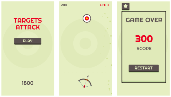 Targets Attack - HTML5 Game (Construct3) - 1