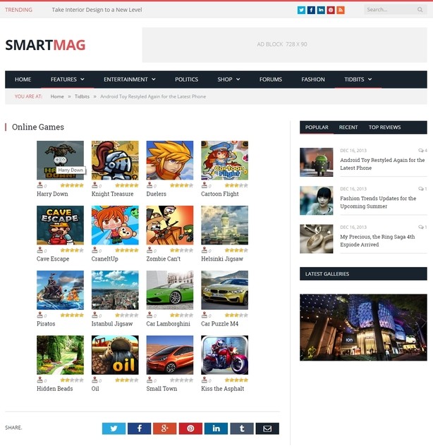 Smartmag Theme