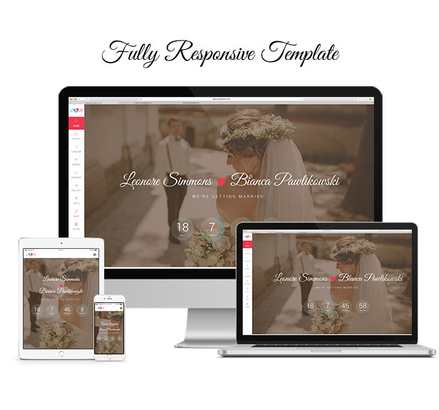 Lovebirds - Responsive Wedding HTML Template - 2