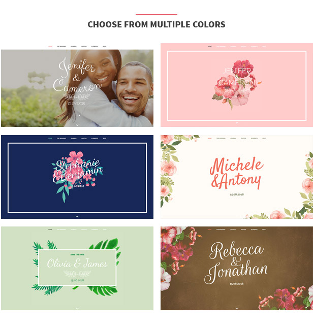 The Wedding Date HTML Template