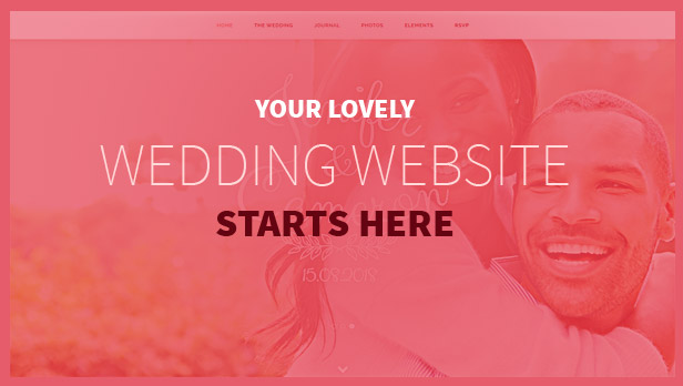 The Wedding Date HTML Template