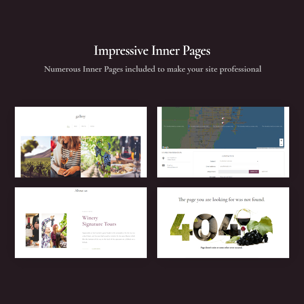 Available Premade Inner Pages