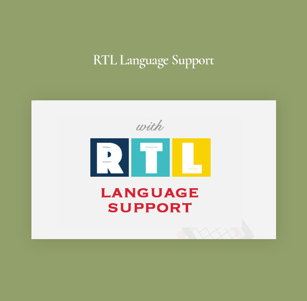 Multiple Language and RTL layout Support