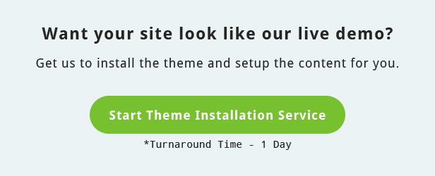 Theme Installation Service