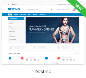 Destino - Premium Responsive Magento Theme with Mobile-Specific Layouts - 10