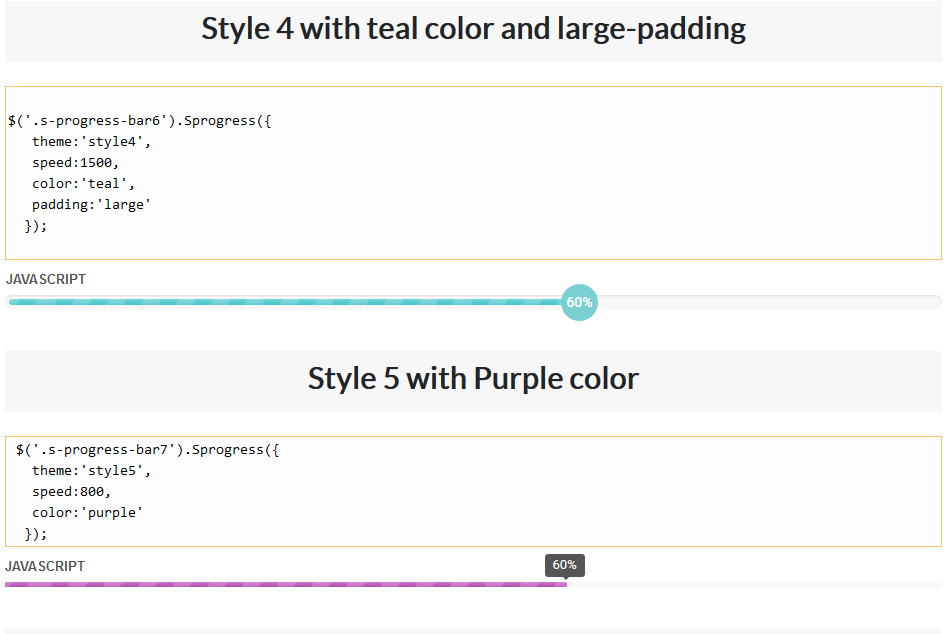 Jquery Semsema Animated Progress Bars - 6