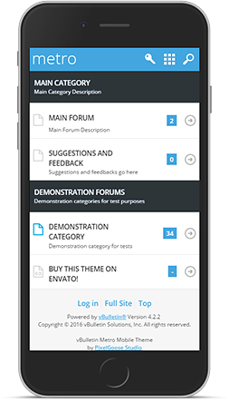 Metro Mobile - A Mobile Theme for vBulletin 4.2 - 1