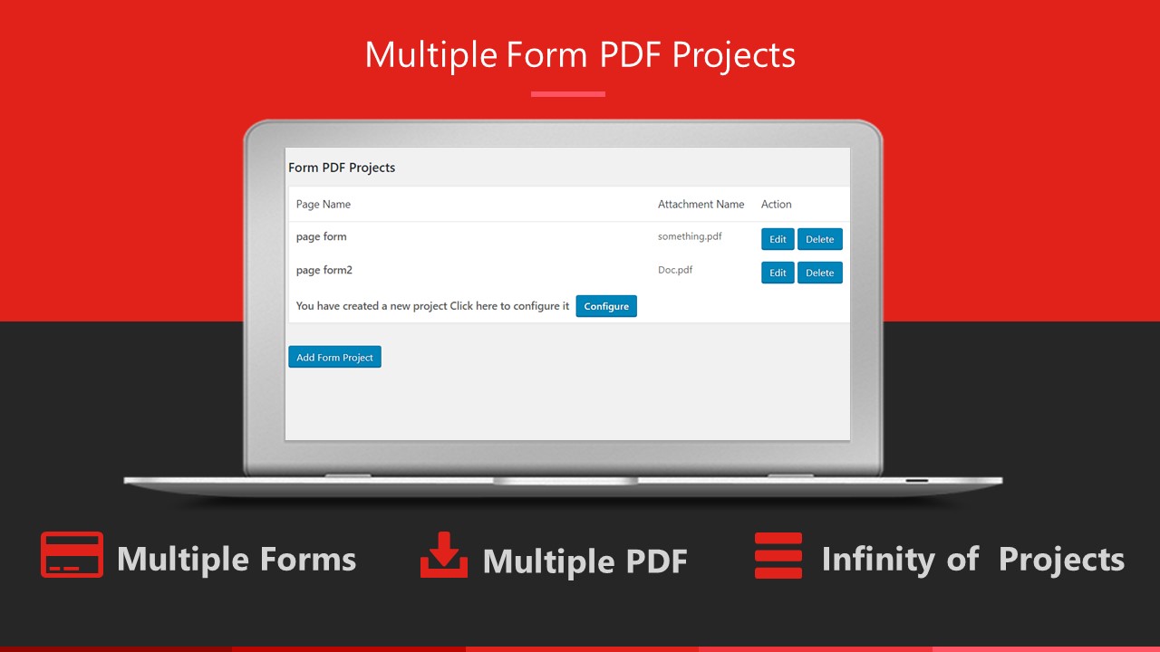 Multiple Form PDF Projects