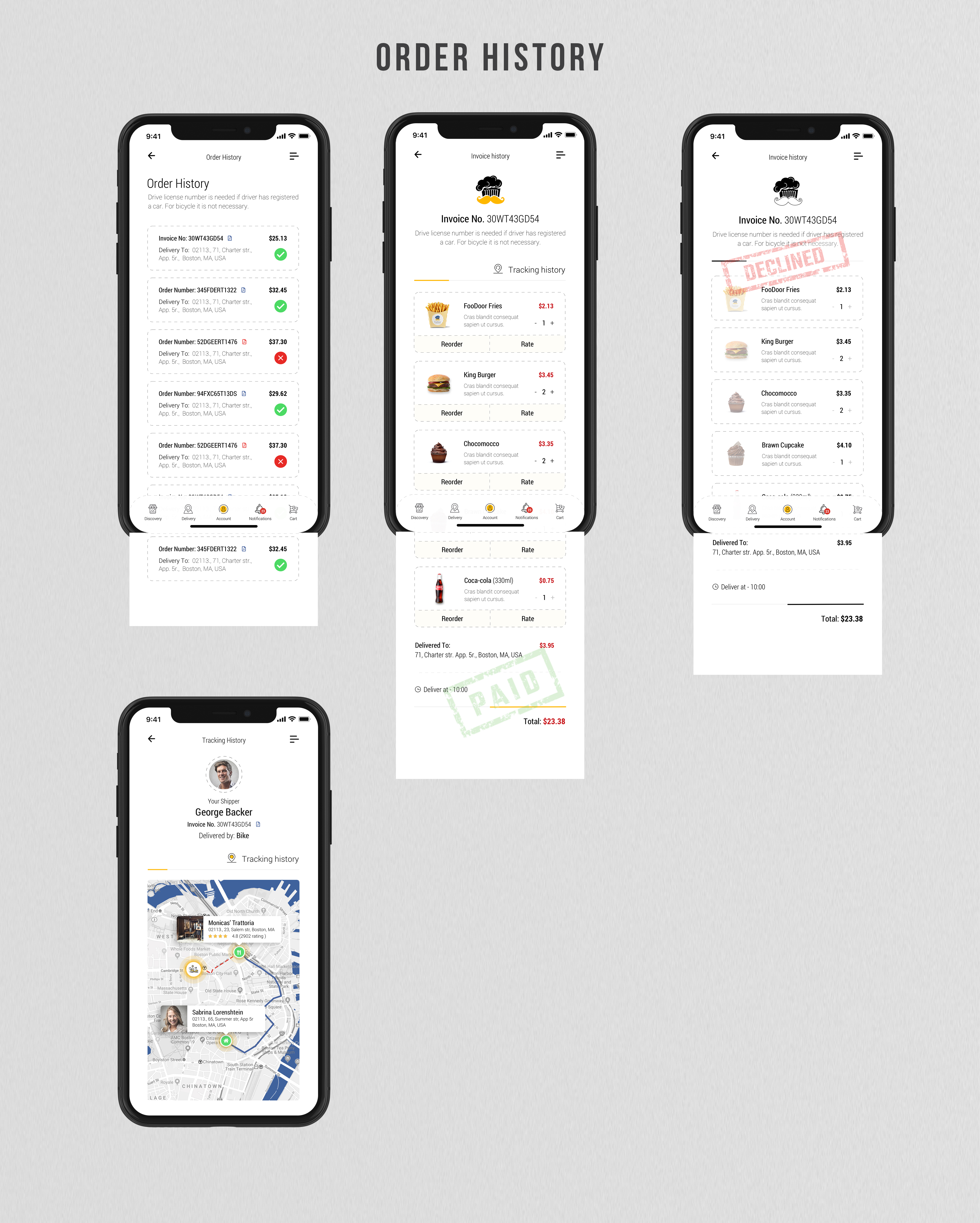 Dobule - Food Delivery UI Kit for Mobile App - 8