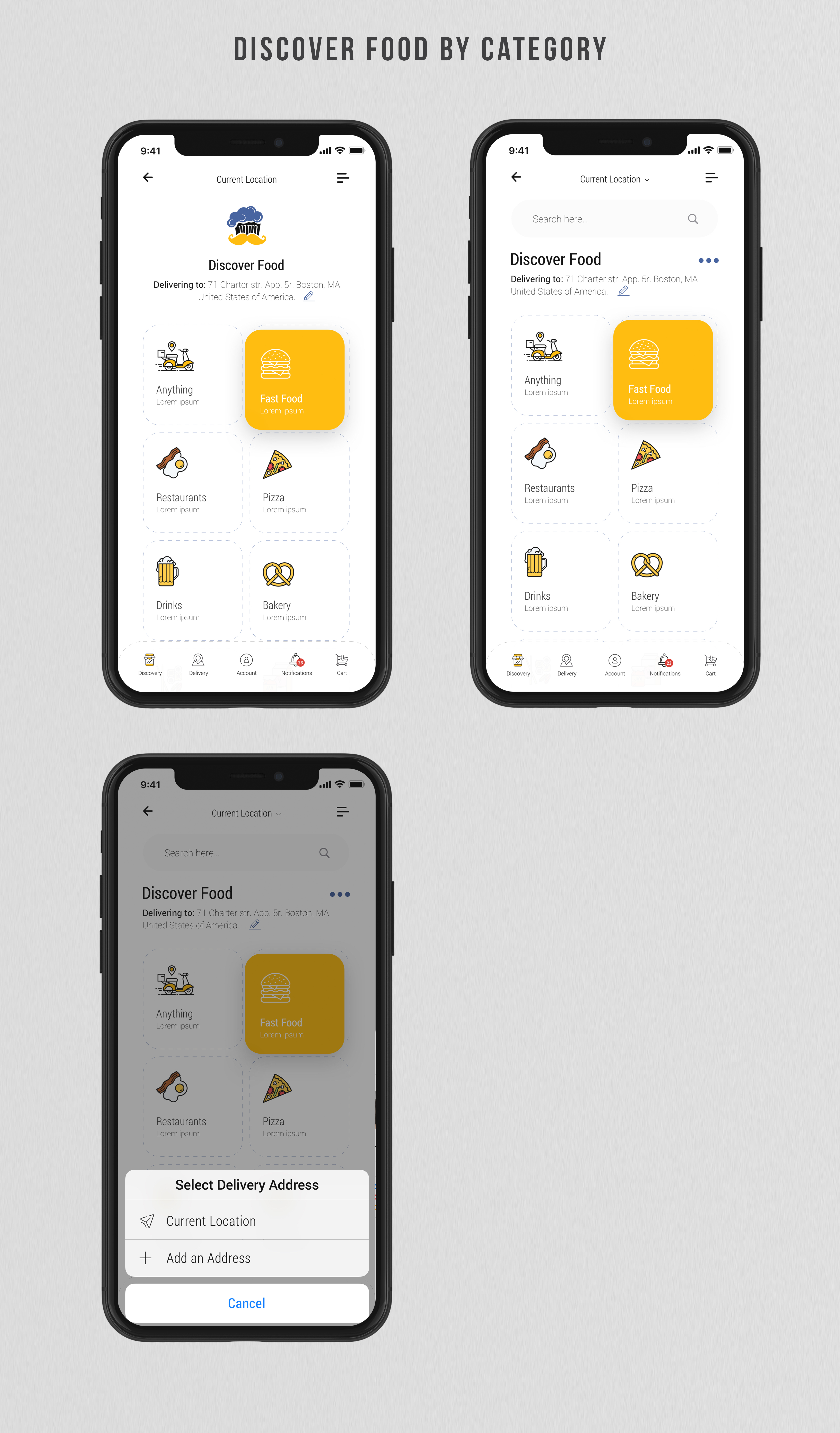 Dobule - Food Delivery UI Kit for Mobile App - 11