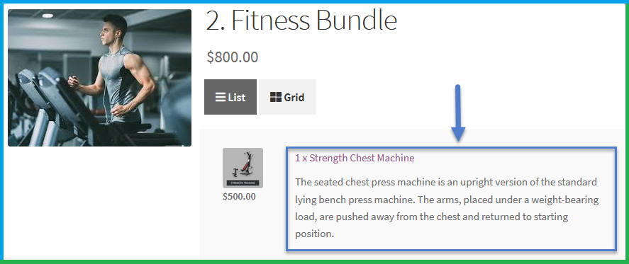 WooCommerce bundle - Add title & description