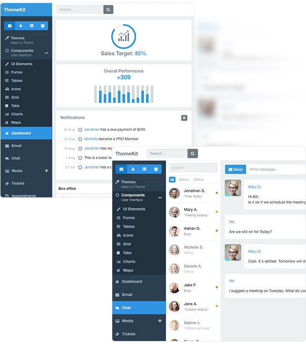 Admin Dashboard Theme