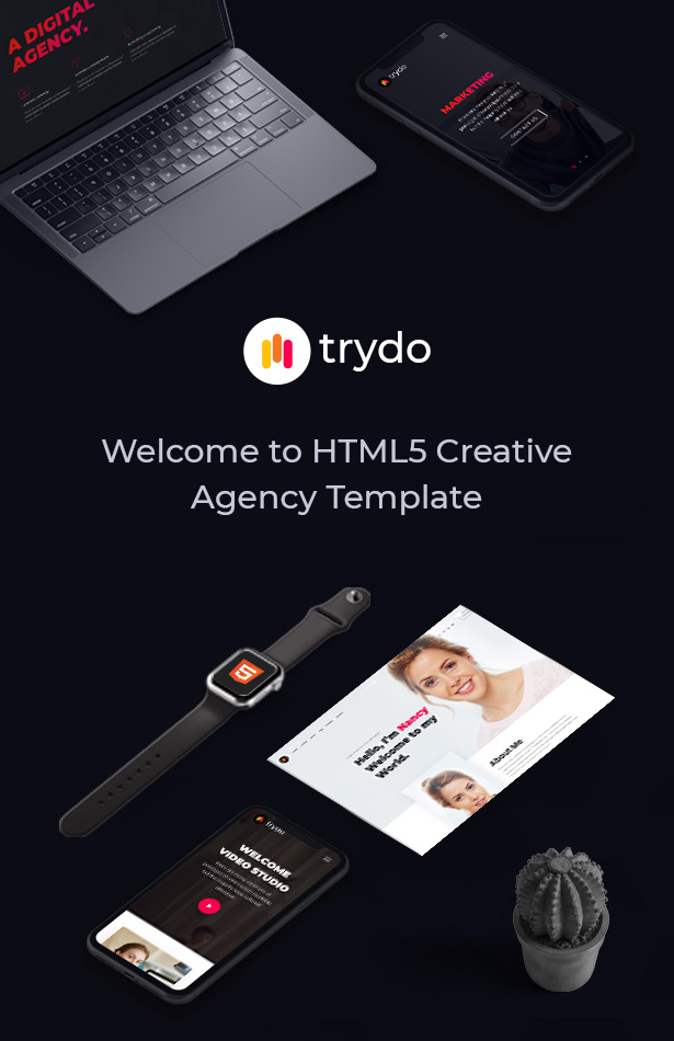 Creative Agency, Creative Portfolio, Creative Agency MultiPurpose and Landing  Page Template - Trydo - 3