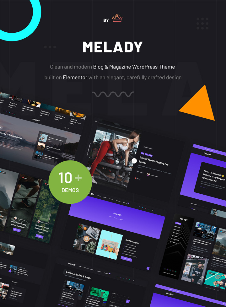 Melady – Creative Blog & Magazine WordPress Theme - 4