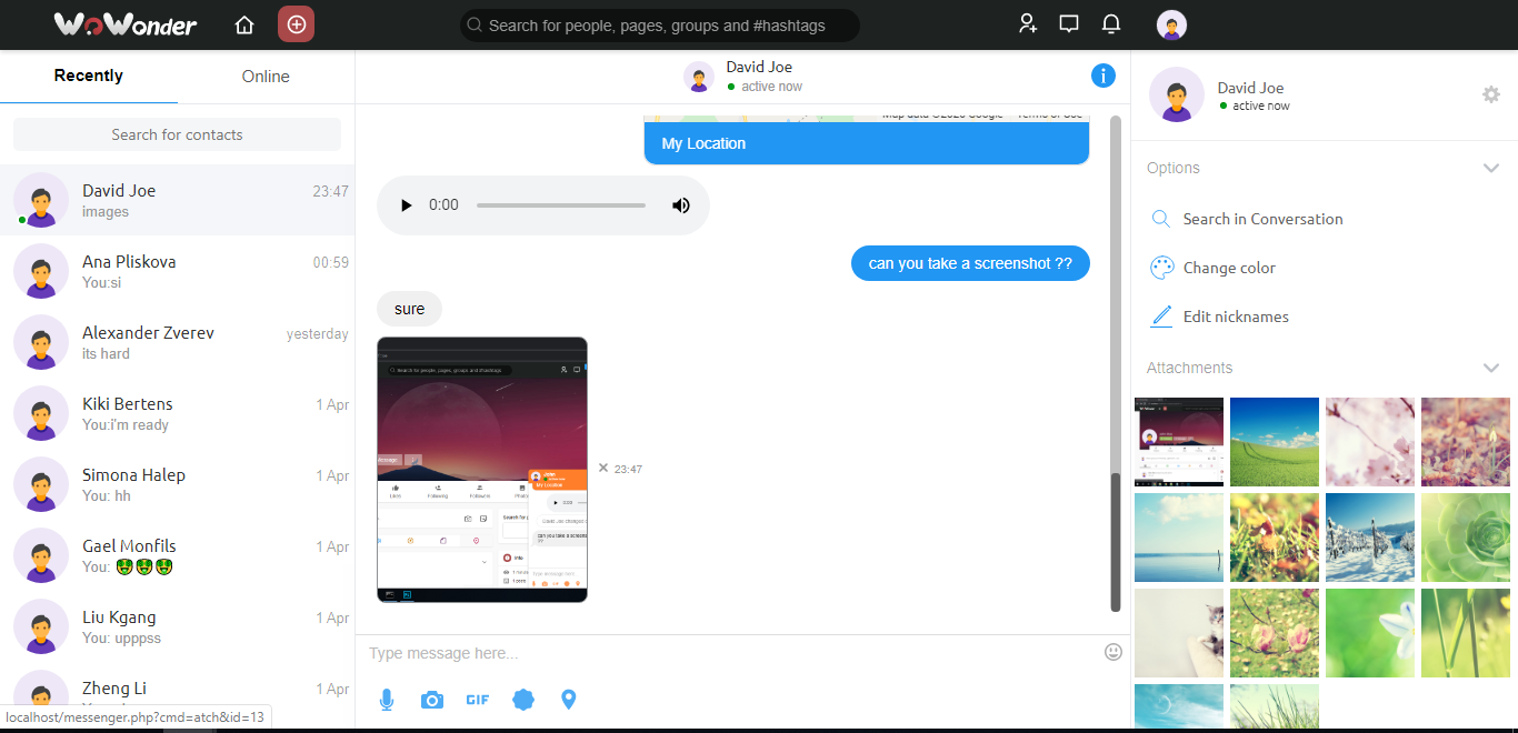 Real-Time Messenger (websocket) & Music Plugin for WoWonder Social Network (Free audio/video calls) - 15