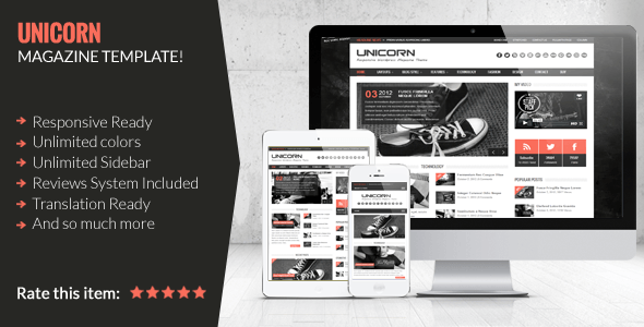 Unicorn - Clean and Responsive Magazine Theme