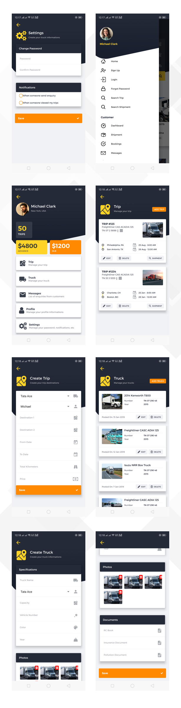 Logi Truck React Native Theme - 6