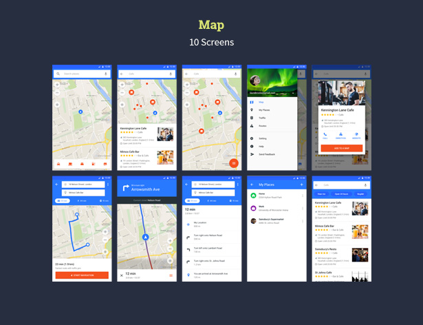 Material Design UI KIT - 300+ for Sketch - 12