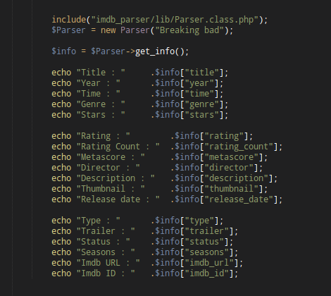IMDB Parser - 3