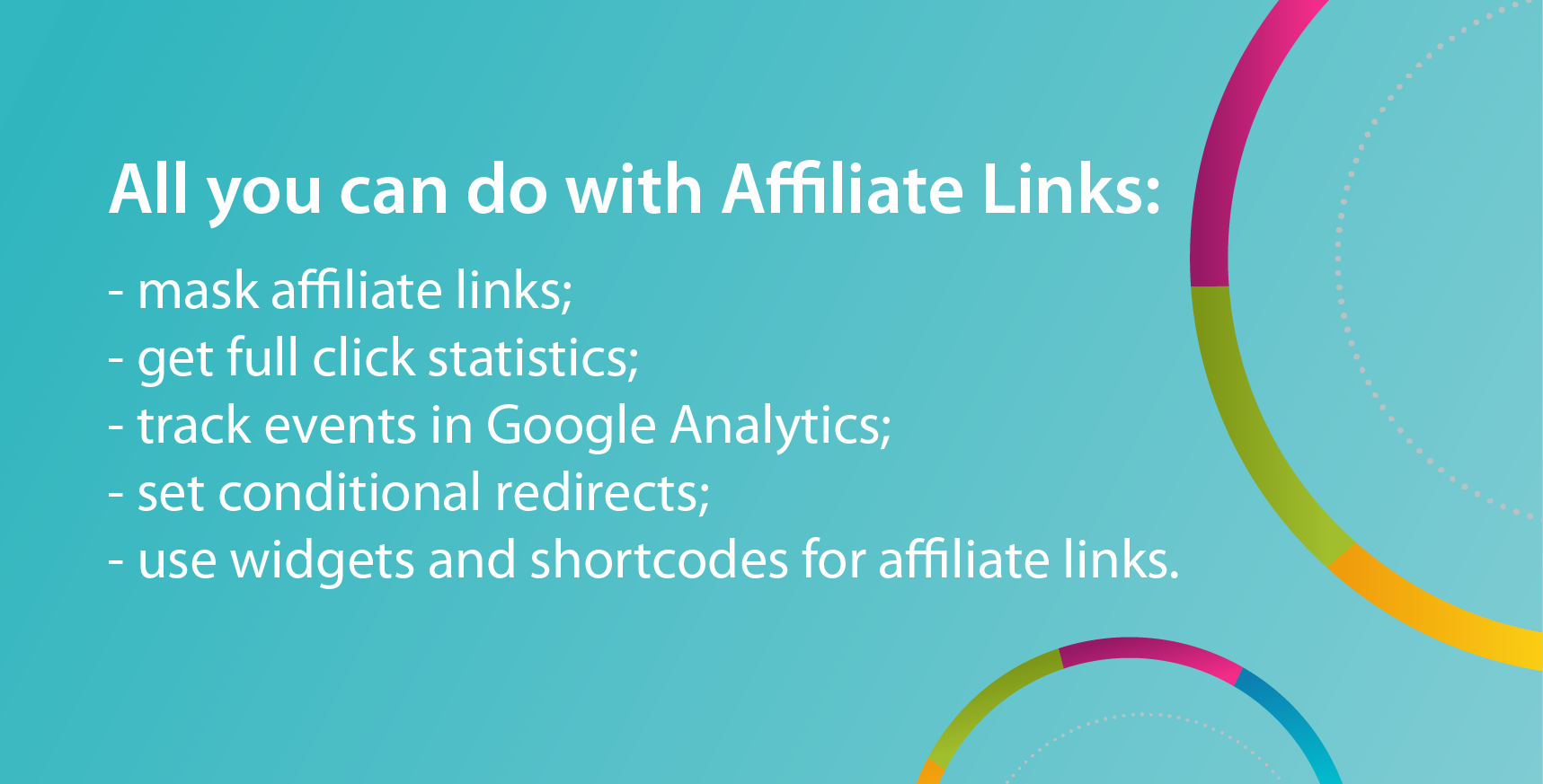 Affiliate Links — WordPress Plugin for Link Shortening and Mquestioning - 1