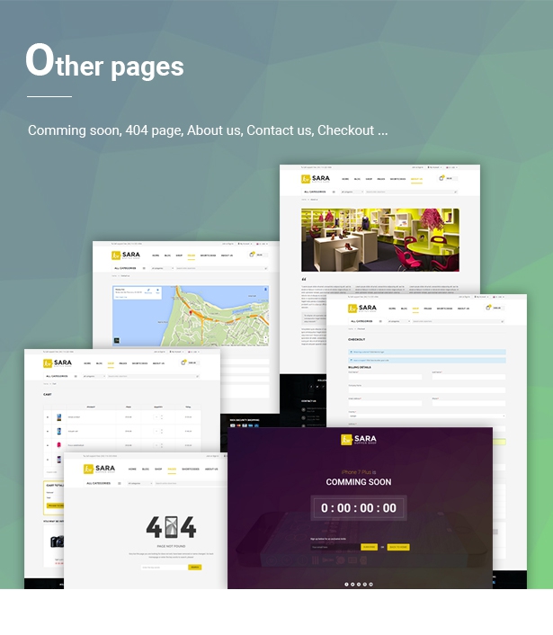 Sara - WooCommerce WordPress Market Theme - 8