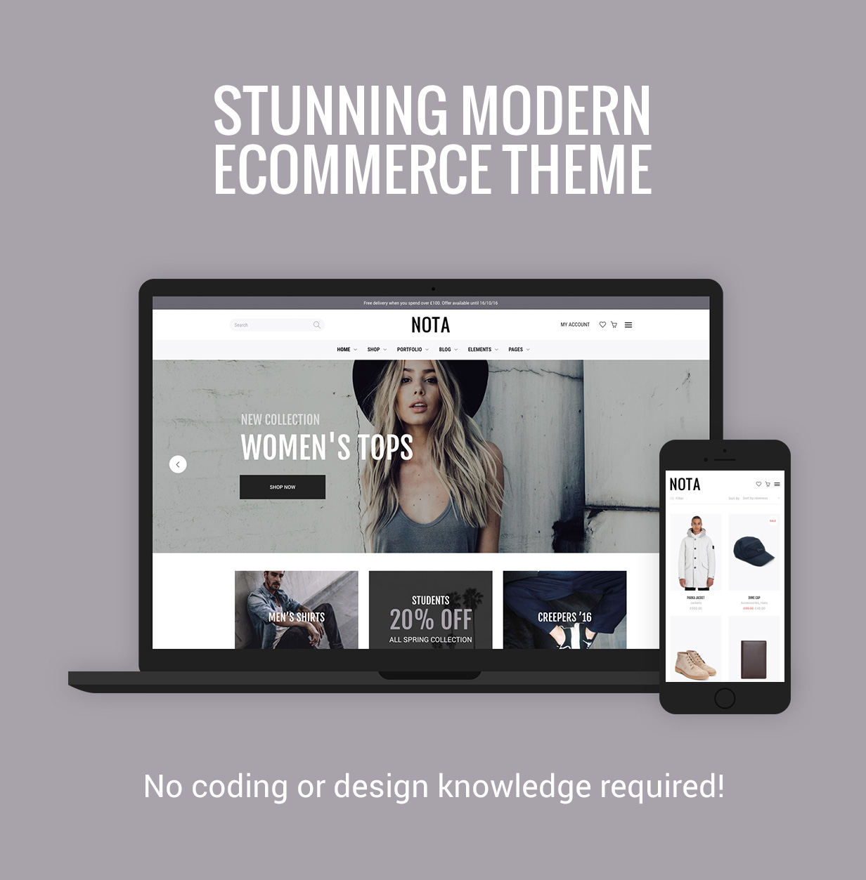 Nota - Creative Multi-Purpose eCommerce Theme - 1