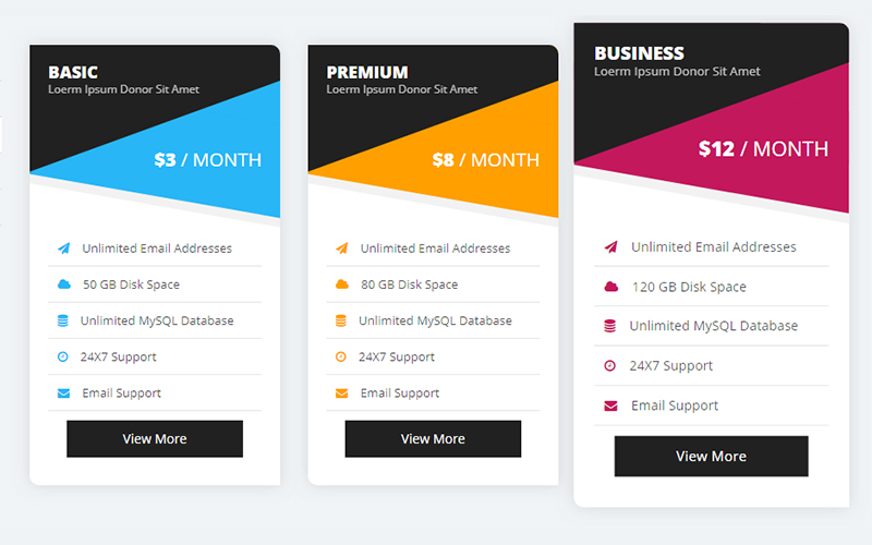 PLAN IT - Bootstrap Pricing Tables - 3