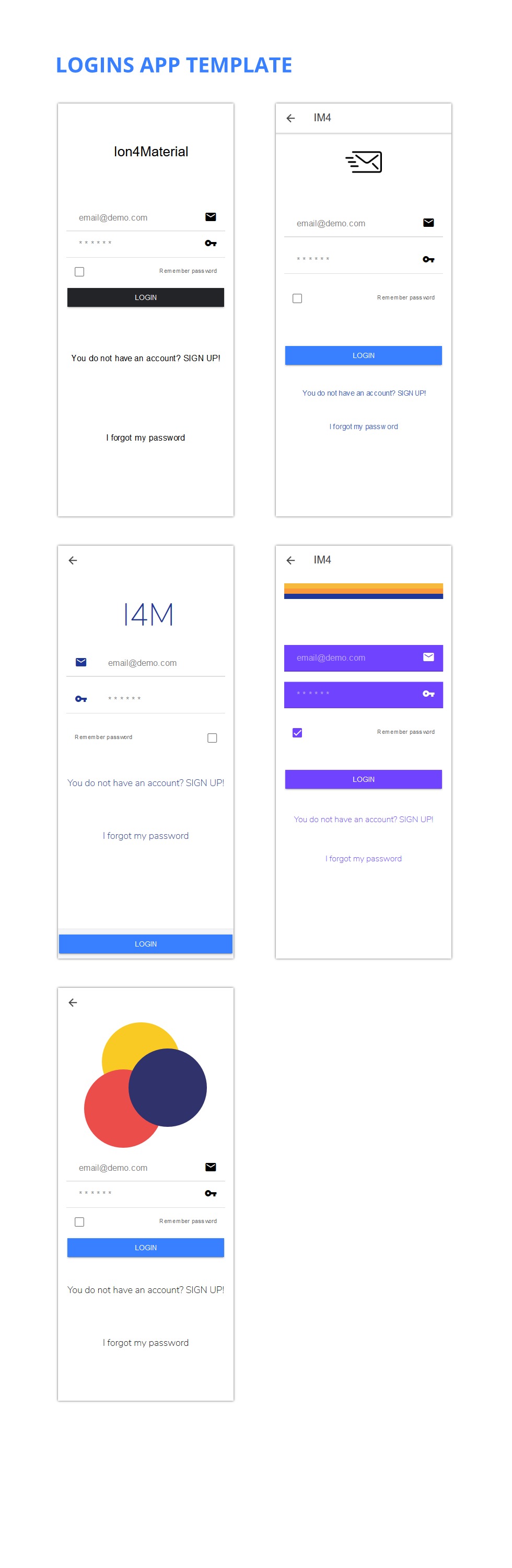 screen-templates-Logins