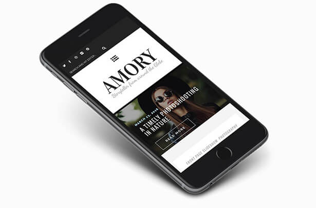 Amory - A Responsive WordPress Blog Theme - 3