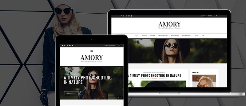 Amory - A Responsive WordPress Blog Theme - 4