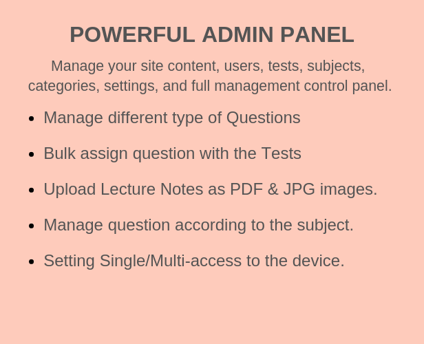 Powerfull Admin Panel