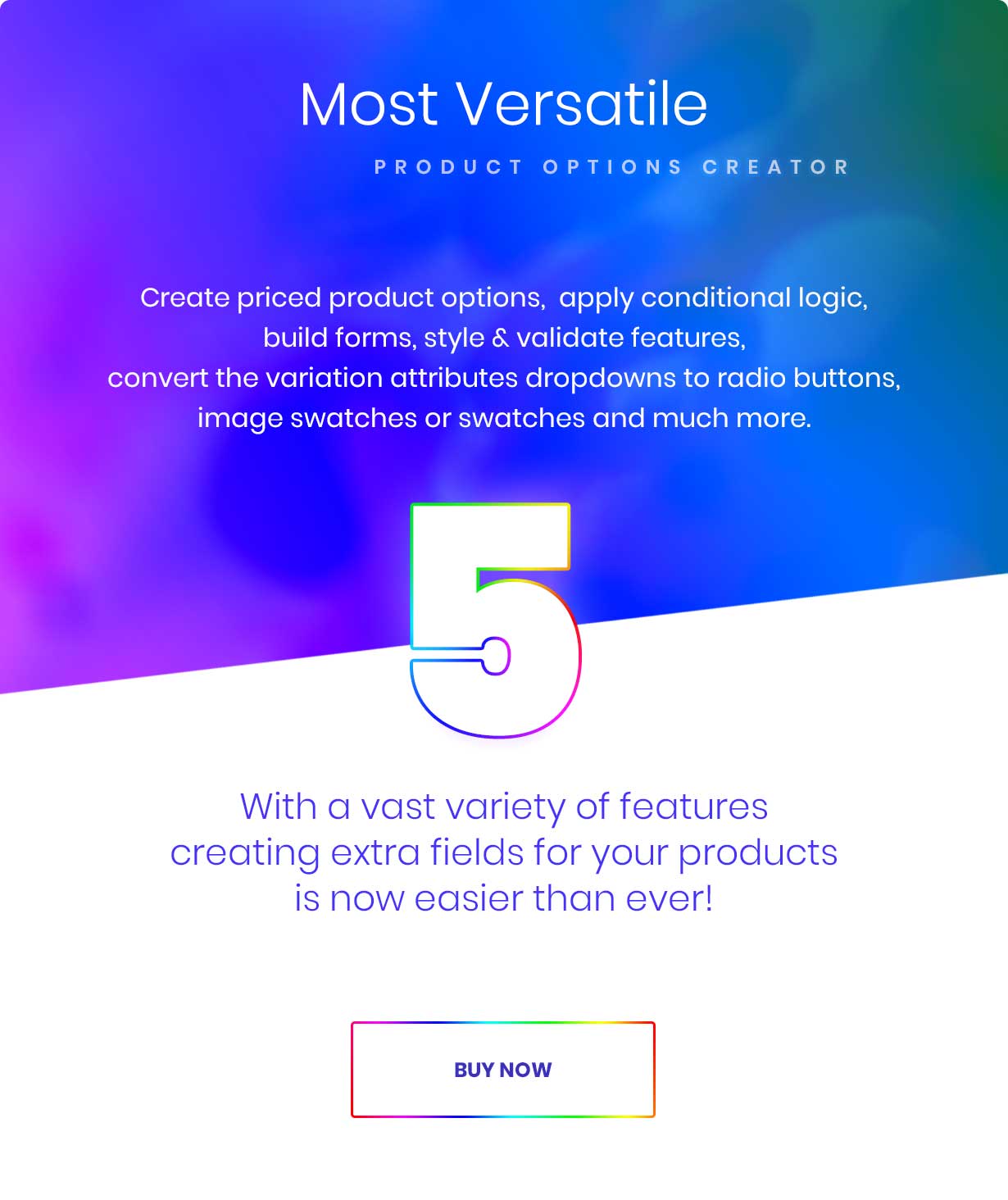 Most versatile options creator