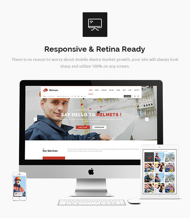 Helmets - Drupal 8.7 Theme for Handyman - 2