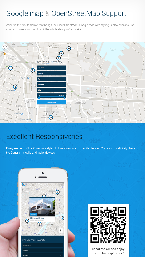 Zoner - Real Estate WordPress Theme - 2