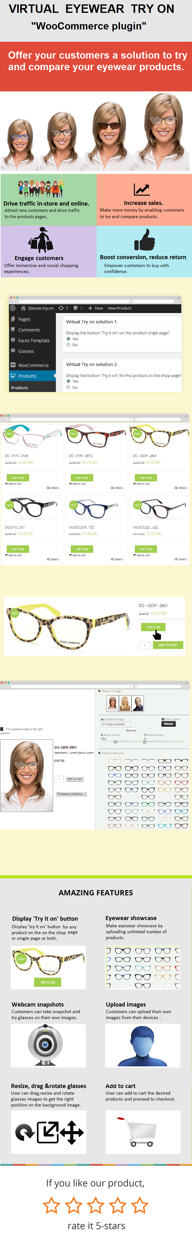 Eyewear Virtual Try-on "WooCommerce plugin" - 1