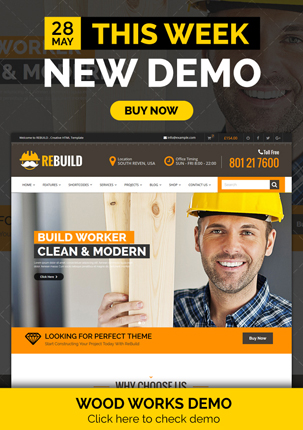 ReBuild - WP Construction & Building Business Theme - 2