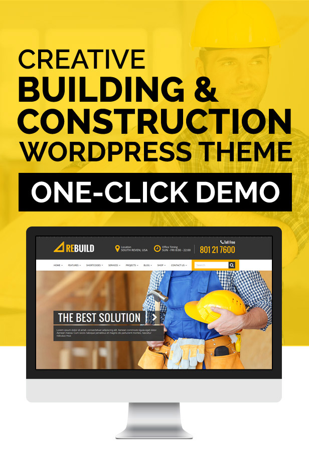 ReBuild - WP Construction & Building Business Theme - 8