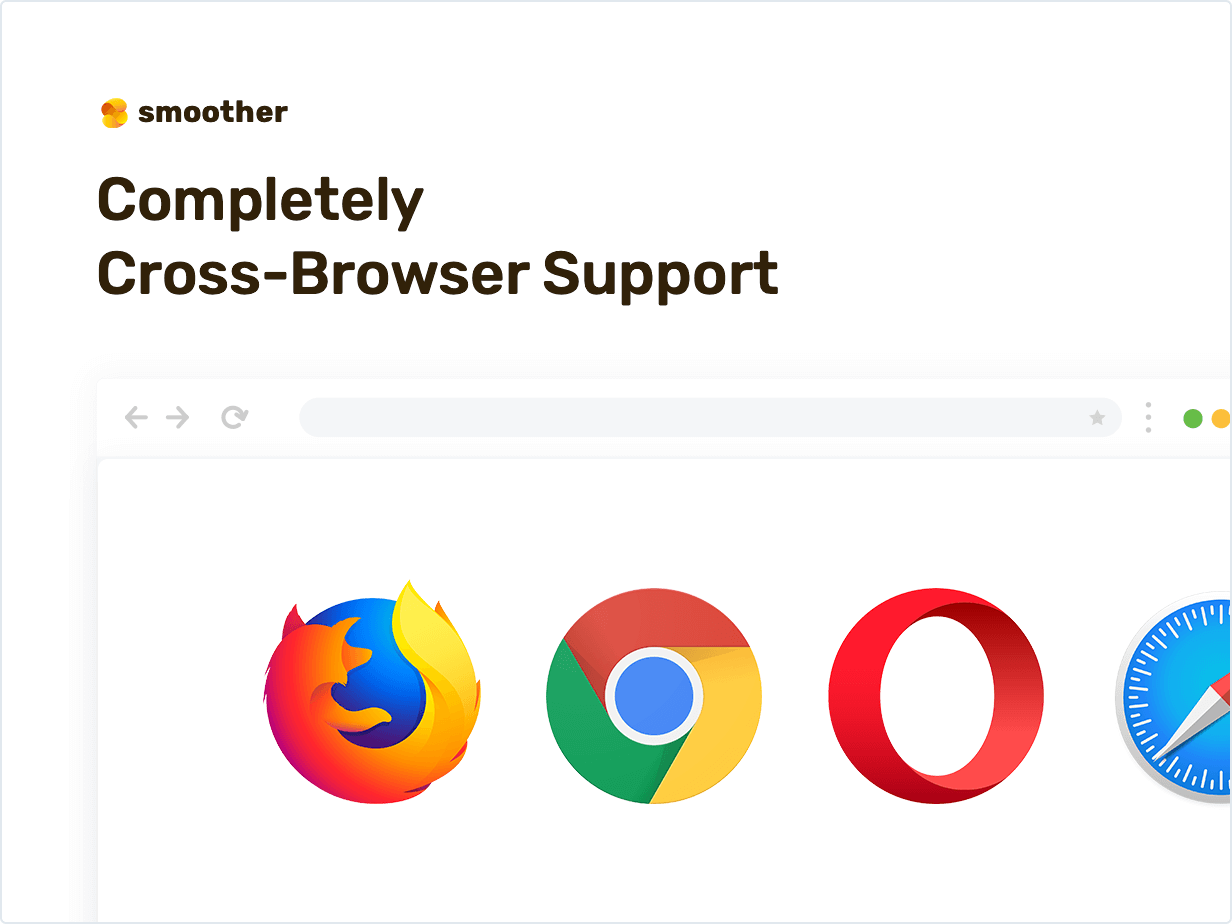 Completely cross-browser support