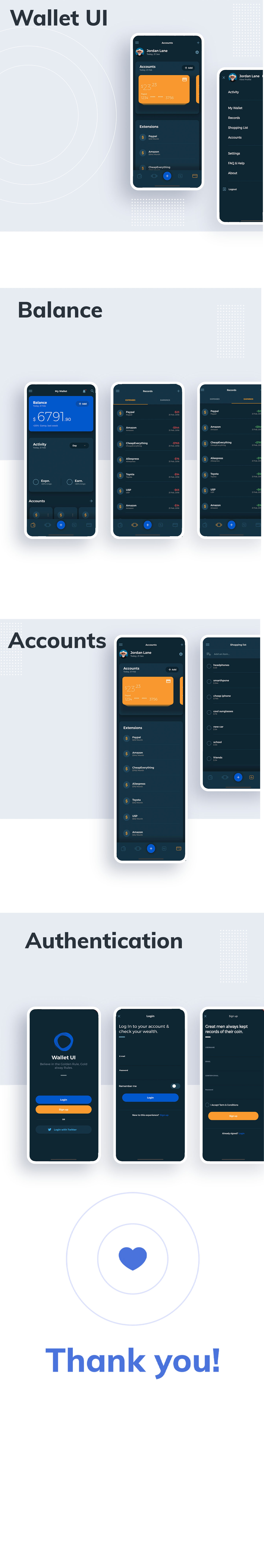 Flutter Wallet UI - 3