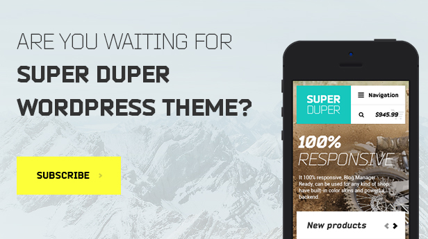 SuperDuper | HTML5 Template Responsive - 1