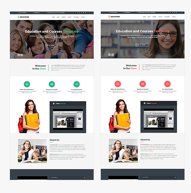 Responsive Education Adobe Muse Template - 10