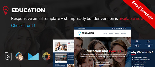 Responsive Education Adobe Muse Template - 14