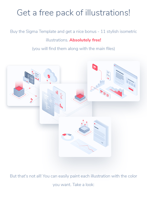 Sigma — App Showcase HTML Template + Stylish Cost Calculator - 1