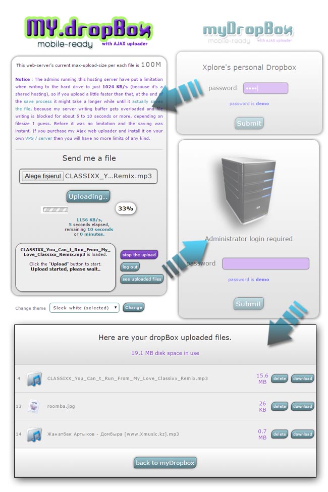 Responsive HTML File Uploader - 1