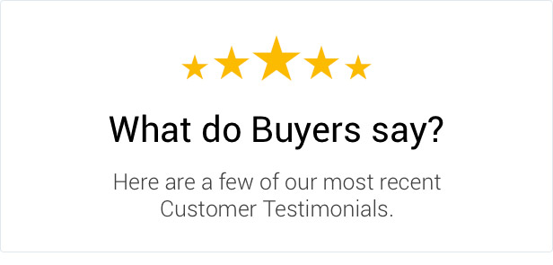 please have a look what buyers say about our quality work and support