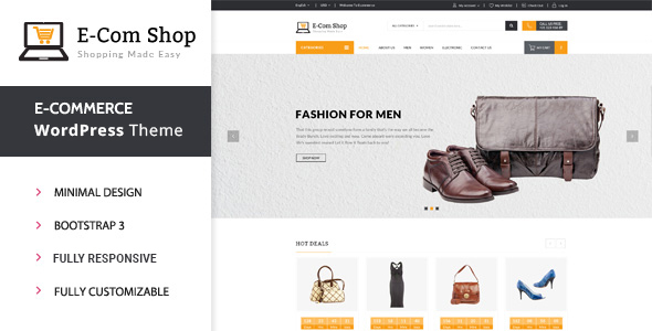 E-com Shop - eCommerce Shopping PSD Template - 61