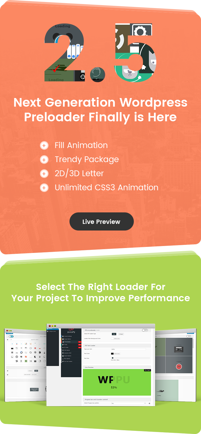 Wordpress Preloader Unlimited - 2