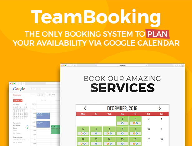 team booking wordpress plugin title